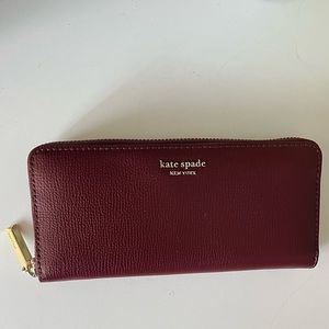 Kate Spade Burgundy LeatherWallet